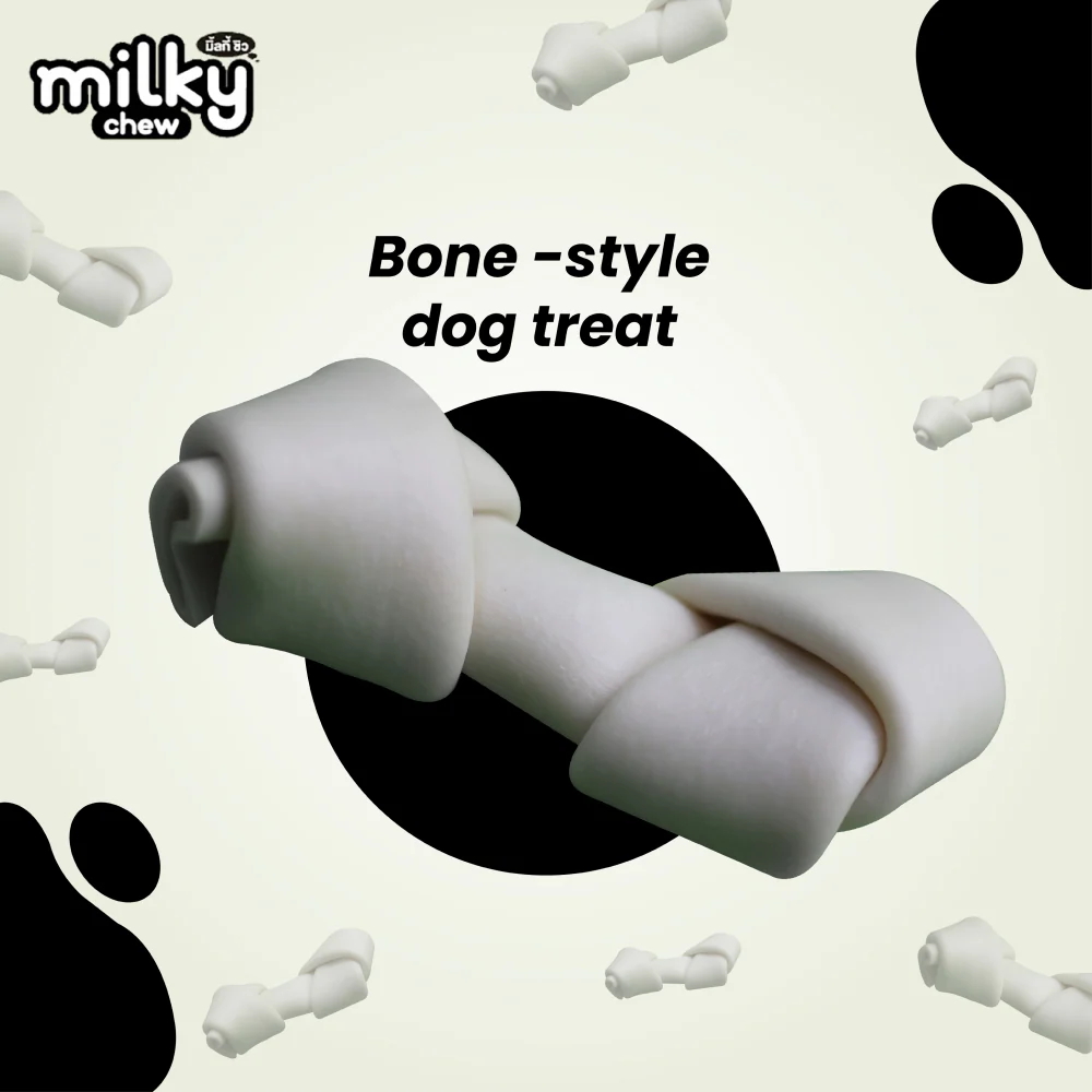 Dogaholic Milky Chew Bone Style Dog Treats - Image 6
