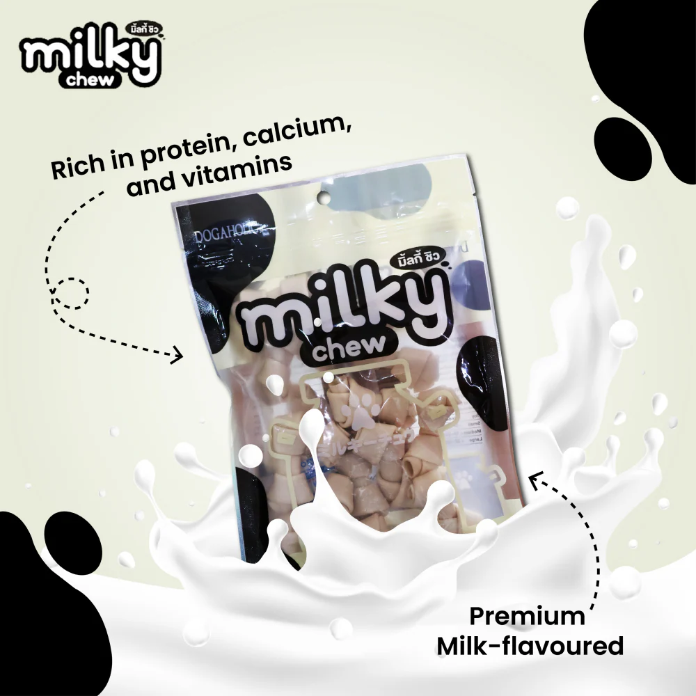 Dogaholic Milky Chew Bone Style Dog Treats - Image 7
