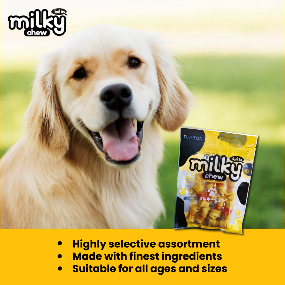 Dogaholic Milky Chew Cheese Chicken Bone Style - Image 4