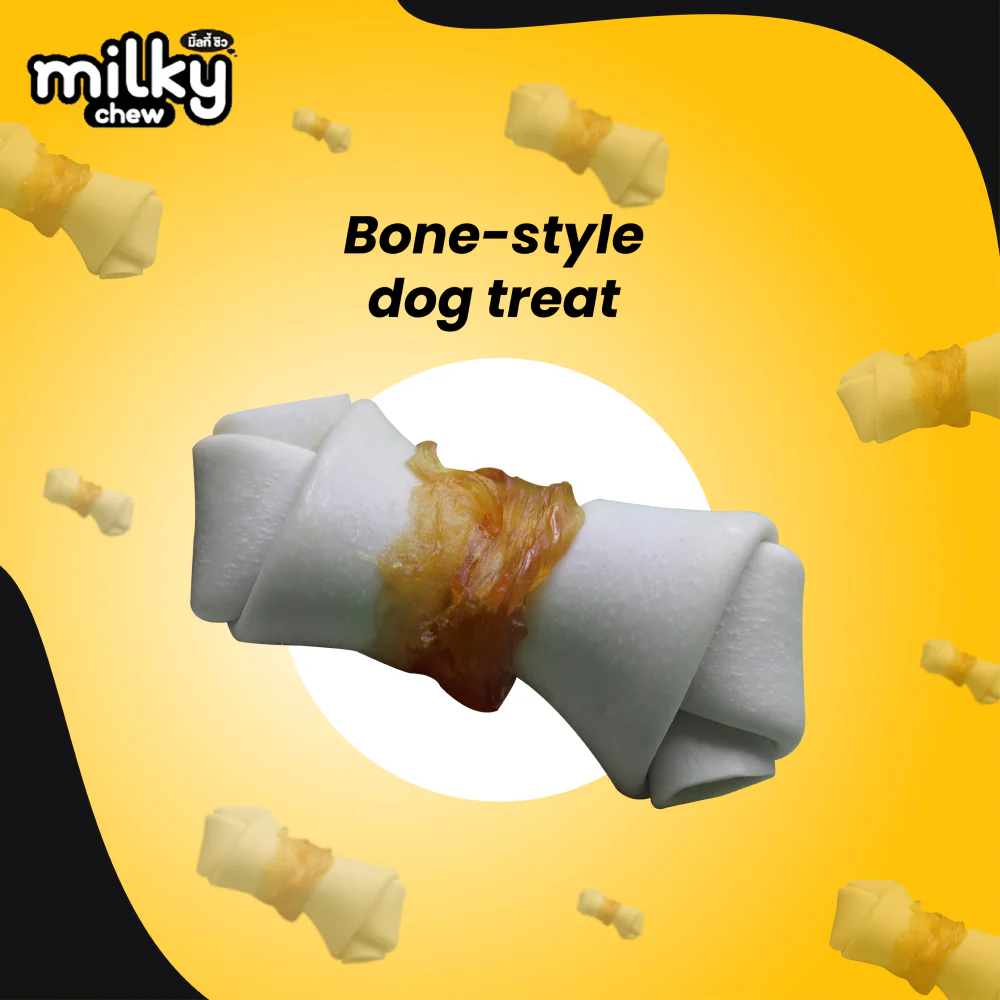 Dogaholic Milky Chew Cheese Chicken Bone Style - Image 6