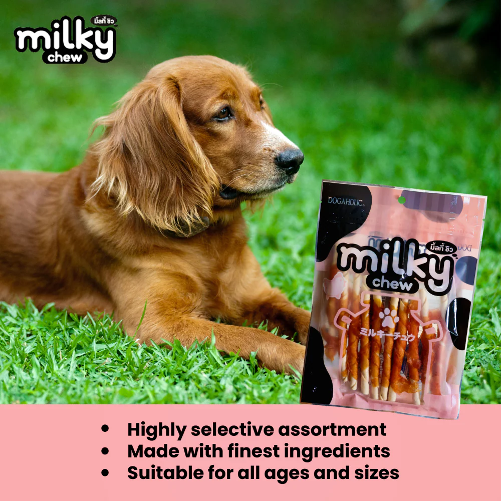 Dogaholic Milky Chew Chicken Stick Style Dog Treats - Image 7