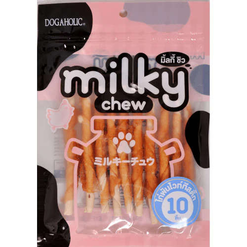 Dogaholic Milky Chew Chicken Stick Style and Bone Style Dog Treats Combo (2+2) - Image 3