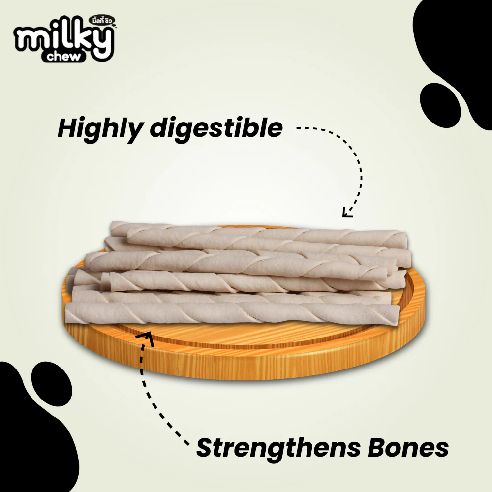 Dogaholic Milky Chew Stick Style Dog Treats - Image 4