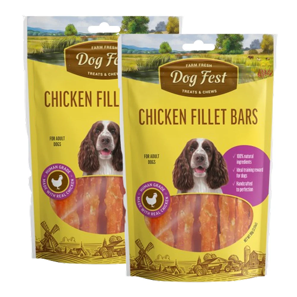 Dogfest Chicken Fillet Bar Dog Treats - Image 8