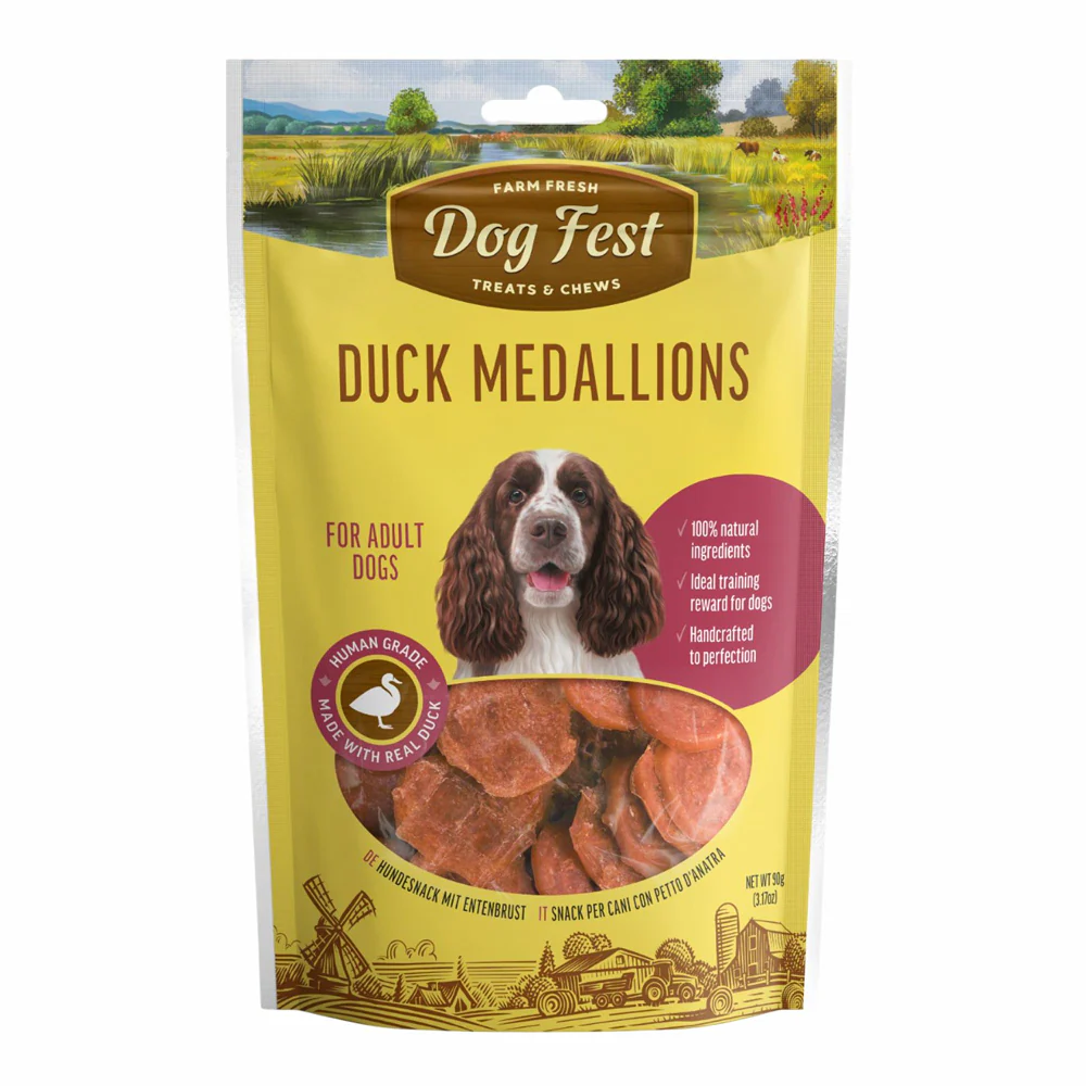 Dogfest Duck Medallions Dog Treats - Image 2