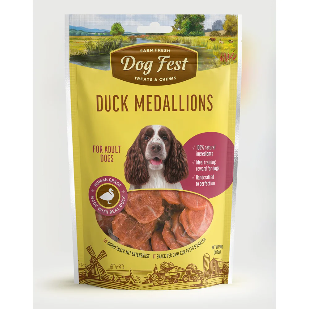 Dogfest Duck Medallions Dog Treats - Image 4
