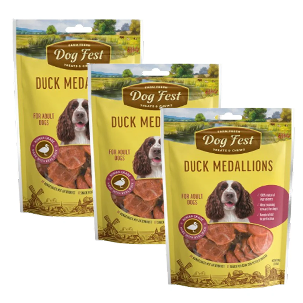 Dogfest Duck Medallions Dog Treats - Image 6