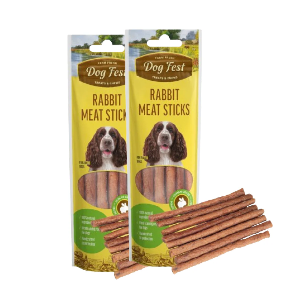 Dogfest Rabbit Meat Sticks Dog Treats - Image 8