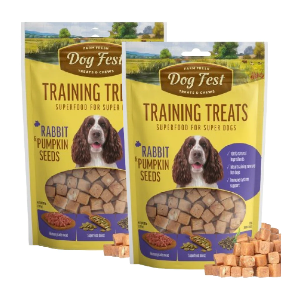 Dogfest Rabbit & Pumpkin Seeds Training Dog Treats - Image 7