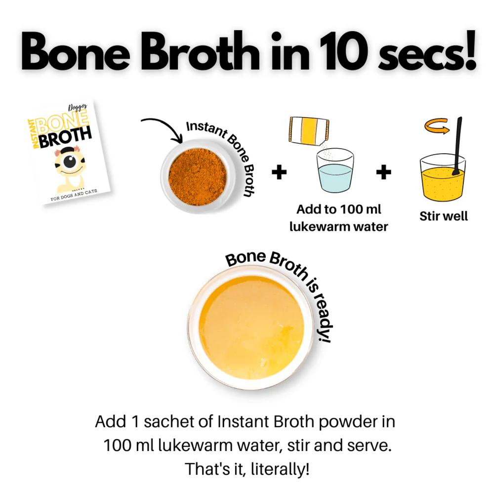 Doggos Instant Chicken Bone Broth for Dogs and Cats - Image 6