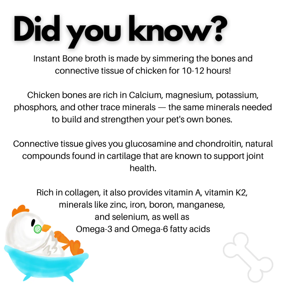 Doggos Instant Chicken Bone Broth for Dogs and Cats - Image 8