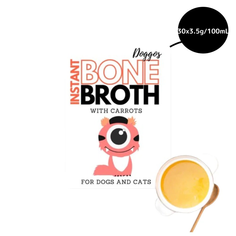 Doggos Instant Chicken Bone Broth with Carrot for Dogs and Cats - Image 17