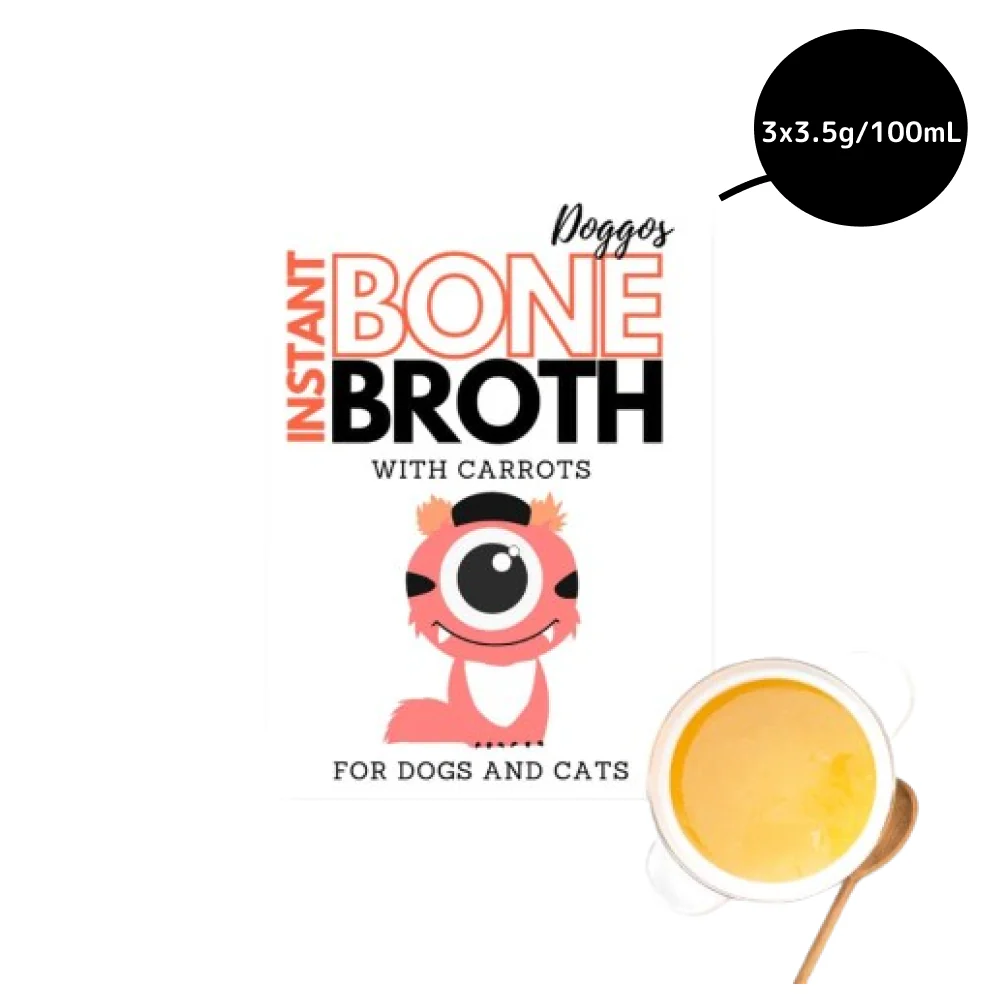 Doggos Instant Chicken Bone Broth with Carrot for Dogs and Cats - Image 19