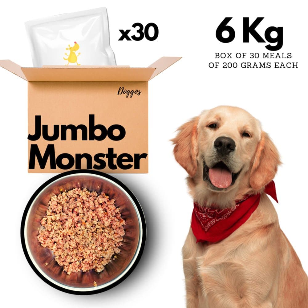Doggos Jumbo Monster Chicken and Pumpkin Fresh Dog Wet Food (Get Chicken Bone Broth Free) - Image 2
