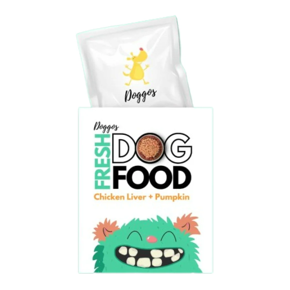 Doggos Mini Monster Chicken and Pumpkin Fresh Small Breeds Dog Wet Food - Image 12