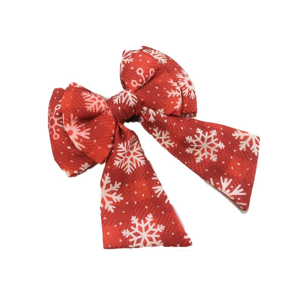 Dogobow Aztec Sash Bow for Dogs (Red) (Get a Bow Free) - Image 3