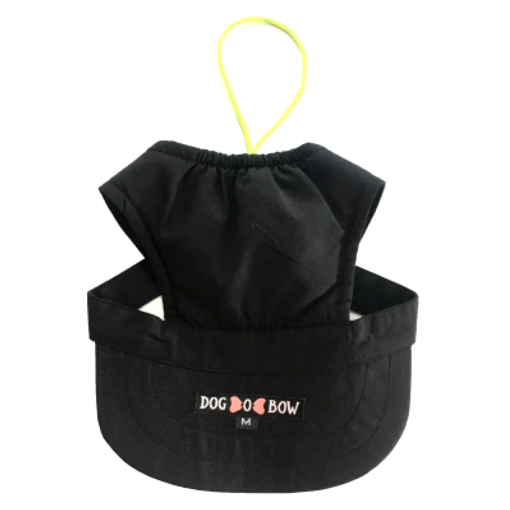 Dogobow Baseball Cap for Dogs (Black) (Get a Bow Free) - Image 3