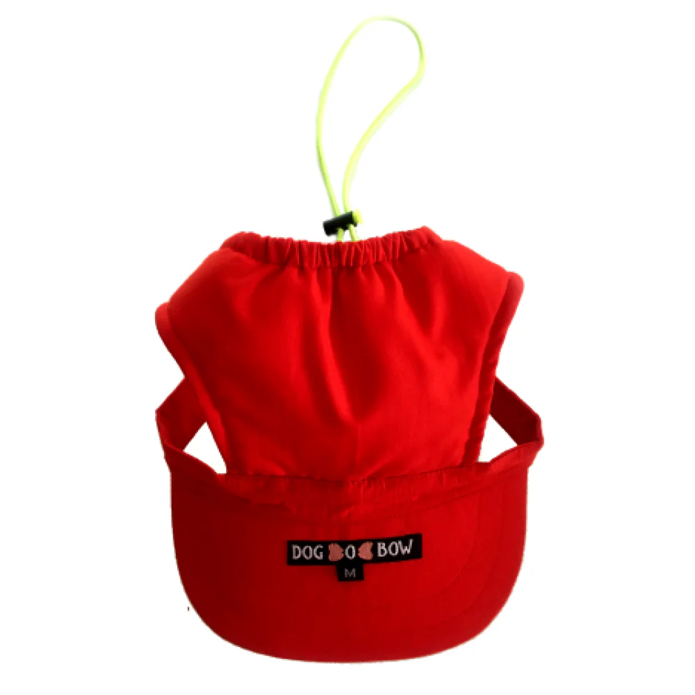 Dogobow Baseball Cap for Dogs (Red) (Get a Bow Free) - Image 4