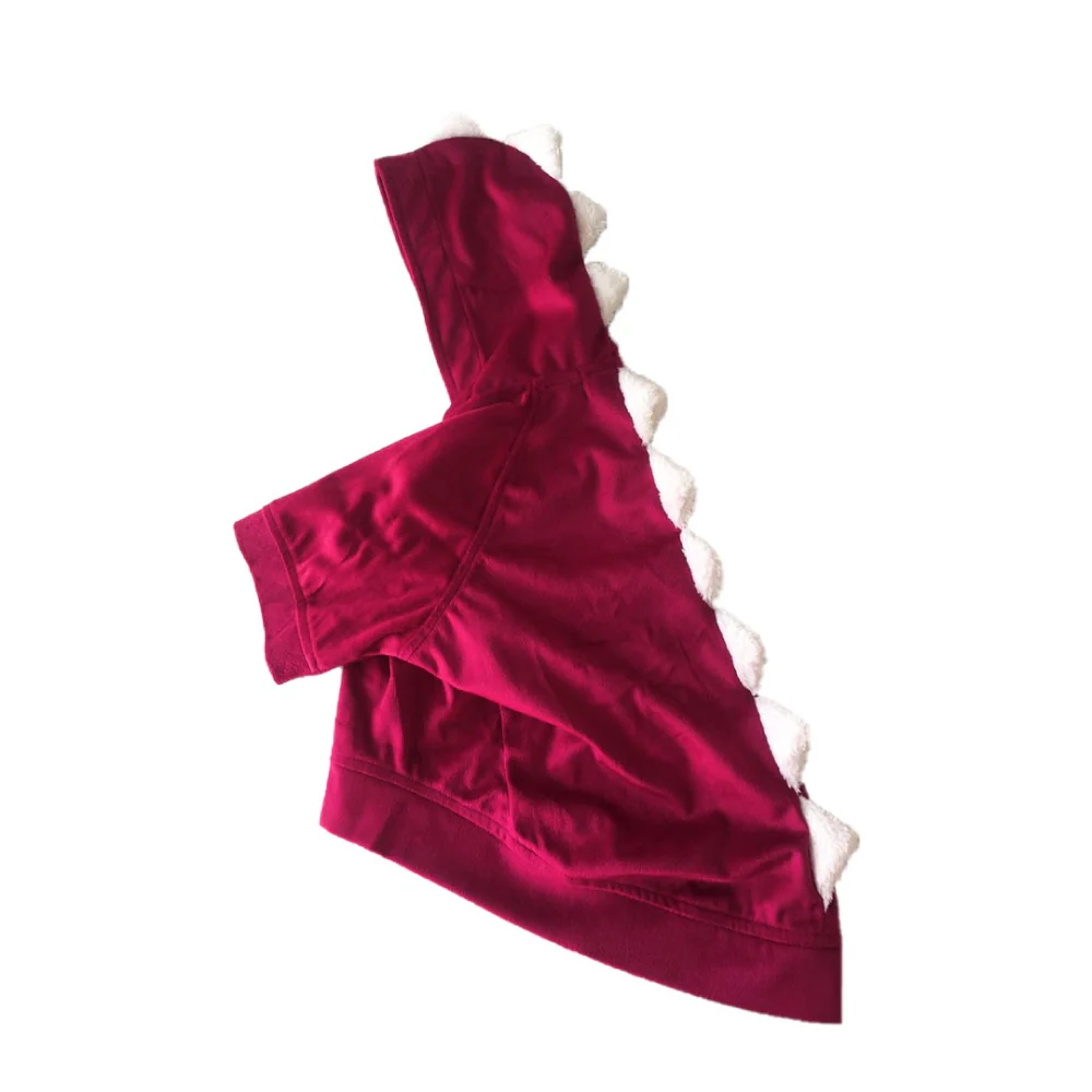 Dogobow Dino Hoodie for Dogs and Cats (Red) (Get a Bow Free) - Image 7