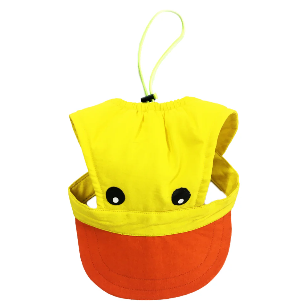 Dogobow Duckie Cap for Dogs and Cats (Yellow/Orange) (Get a Bow Free) - Image 3