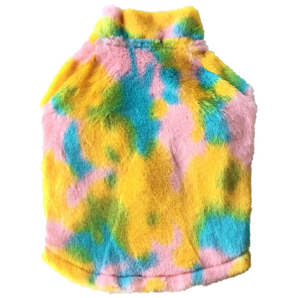Dogobow Fur Jacket for Dogs and Cats (Rainbow) (Get a Bow Free) - Image 3