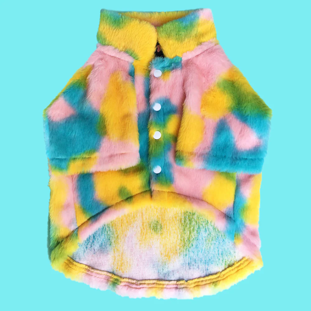 Dogobow Fur Jacket for Dogs and Cats (Rainbow) (Get a Bow Free) - Image 8