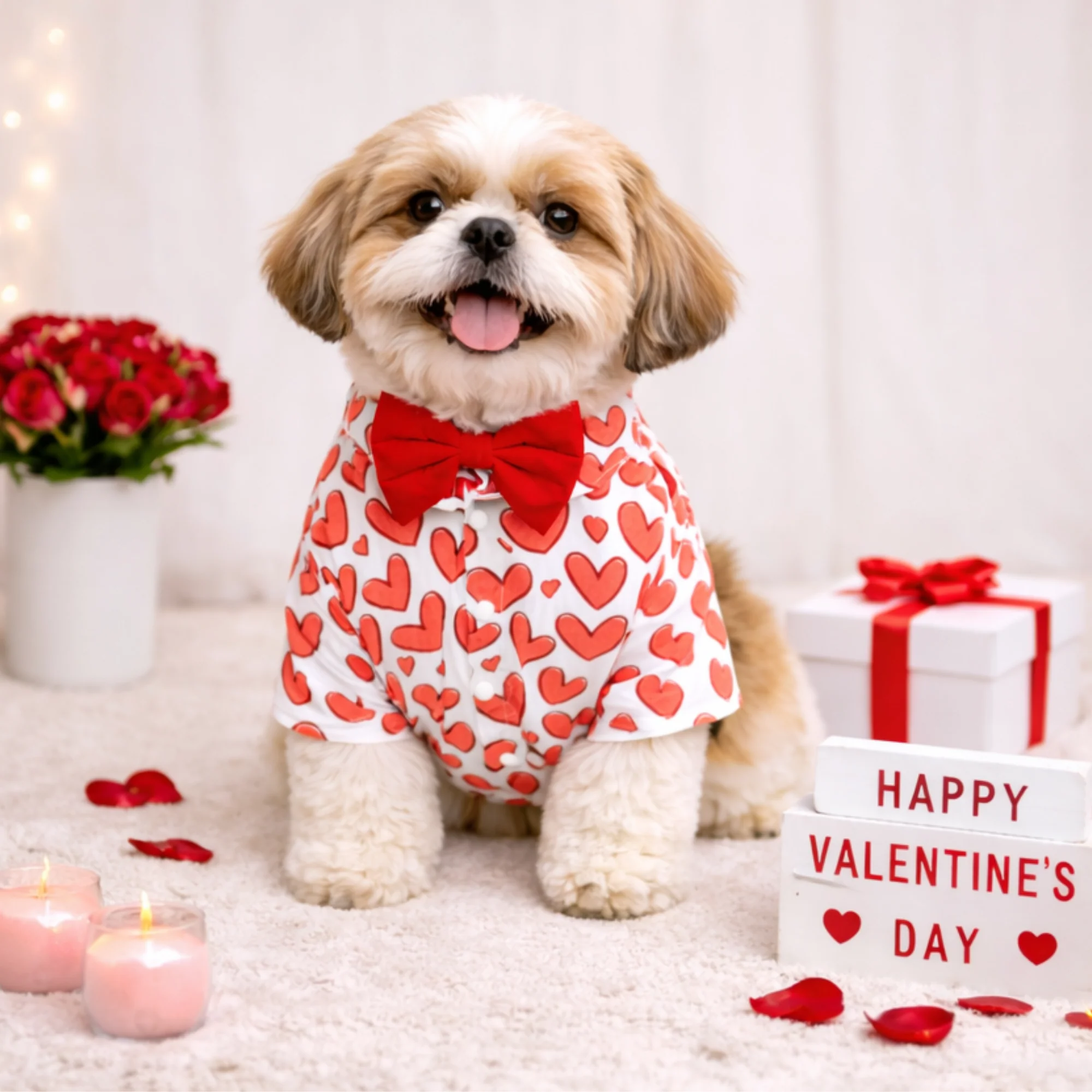Dogobow Hearty Shirt for Dogs (Red) - Image 5