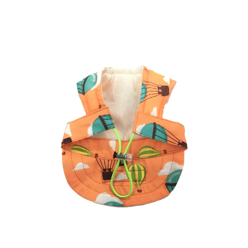 Dogobow Hot Air Ballon Printed Baseball Cap for Dogs (Orange/Blue) - Image 3
