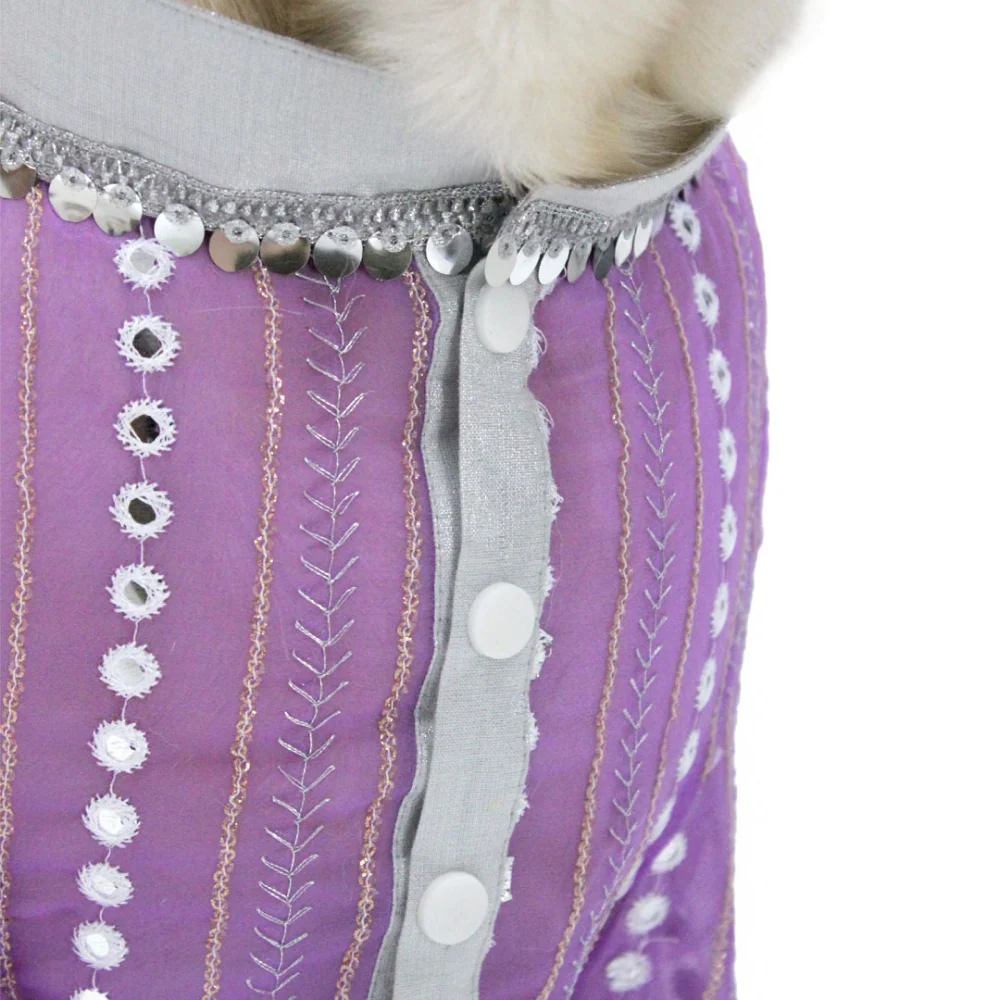 Dogobow Mirror Kurta for Dogs (Lilac) - Image 11