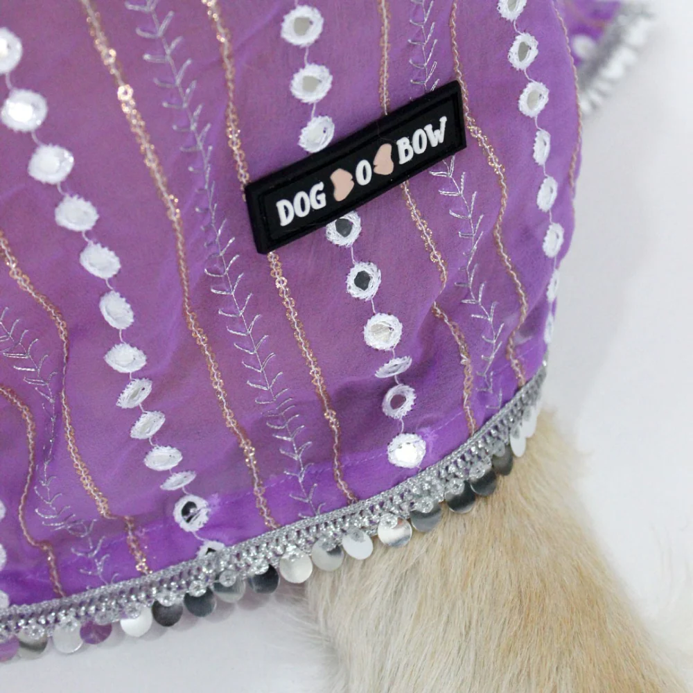Dogobow Mirror Kurta for Dogs (Lilac) - Image 13