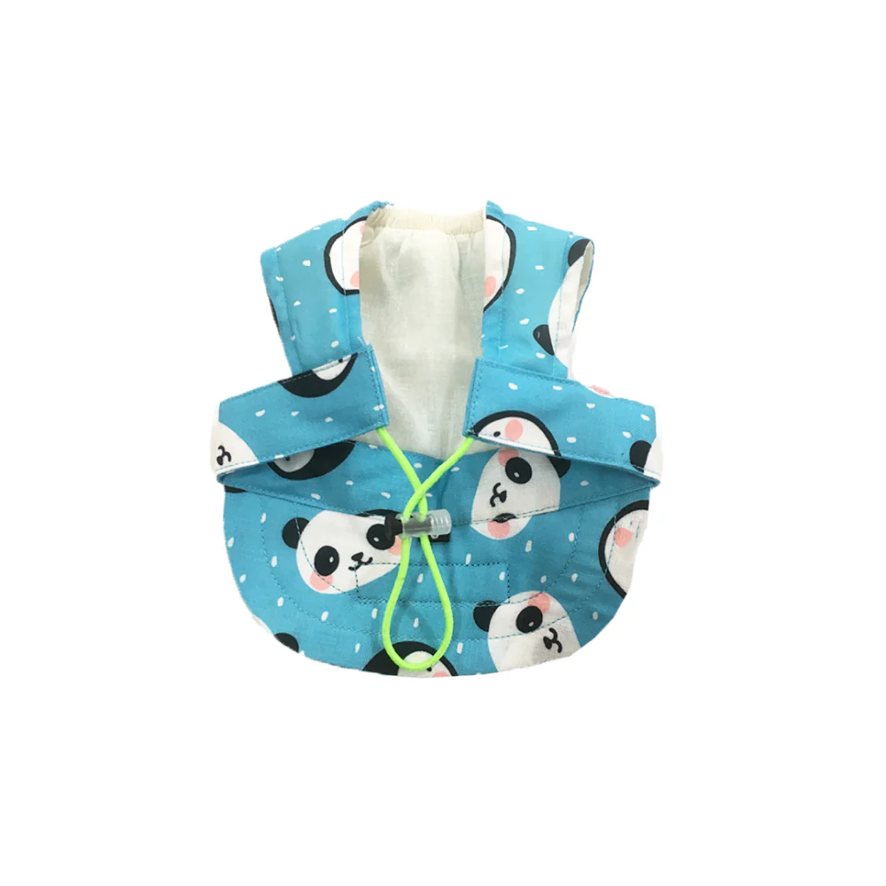 Dogobow Panda Print Baseball Cap for Dogs (Blue/White) - Image 3