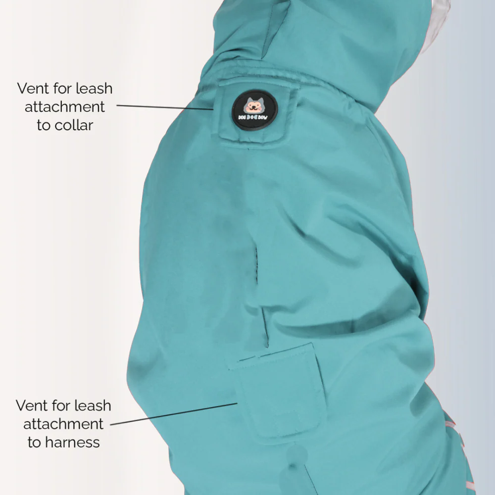 Dogobow Shark Body Suit Raincoat for Dogs and Cats (Blue) - Image 6