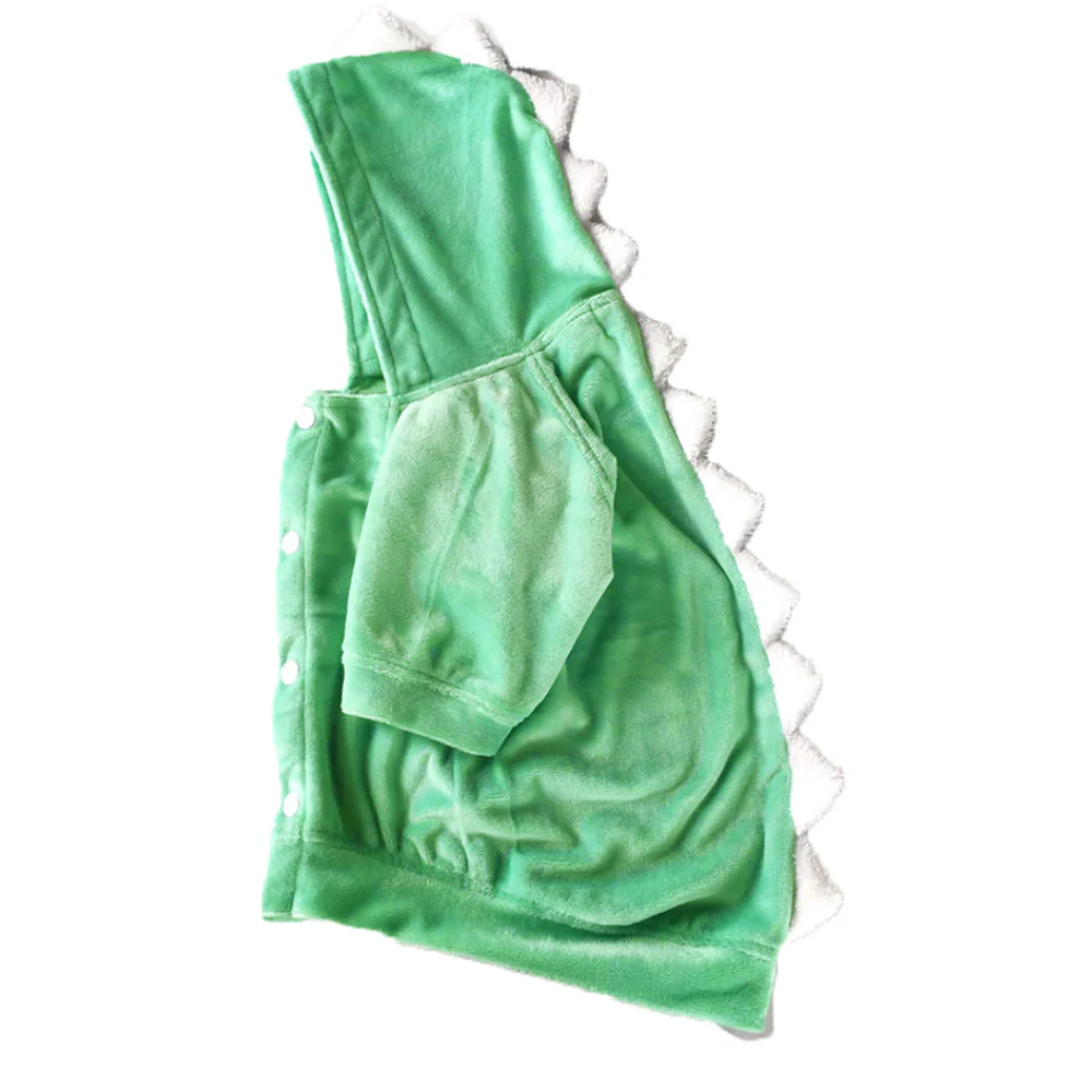 Dogobow The Good Dino Hoodie for Dogs and Cats (Teal Green/White) (Get a Bow Free) - Image 6