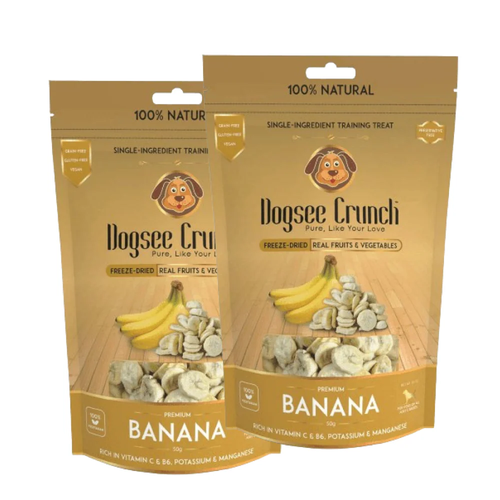 Dogsee Crunch Freeze Dried Banana Dog Treats - Image 5