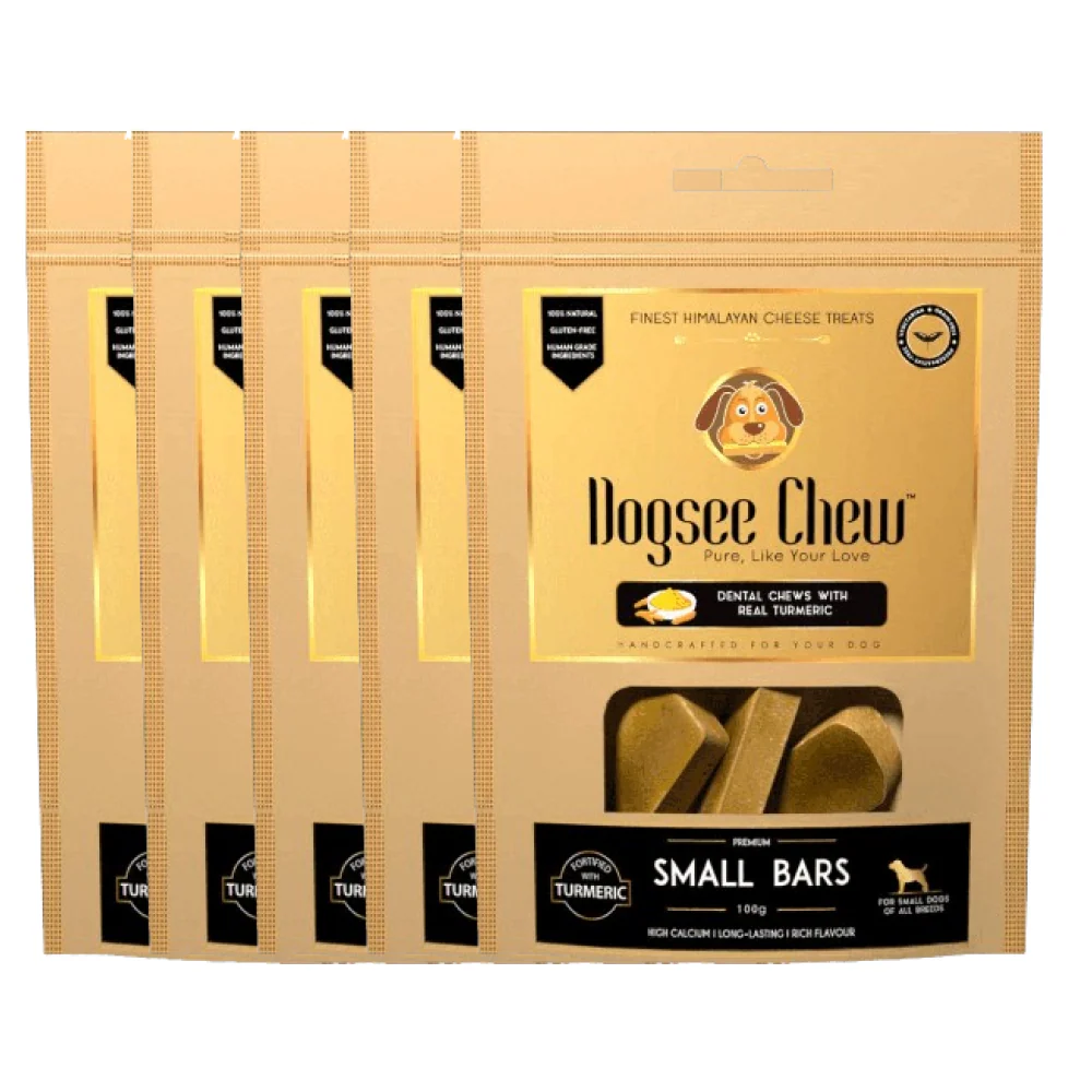 Dogsee Chew Turmeric Chew Bars Mini Breed Dog Treats - Image 3