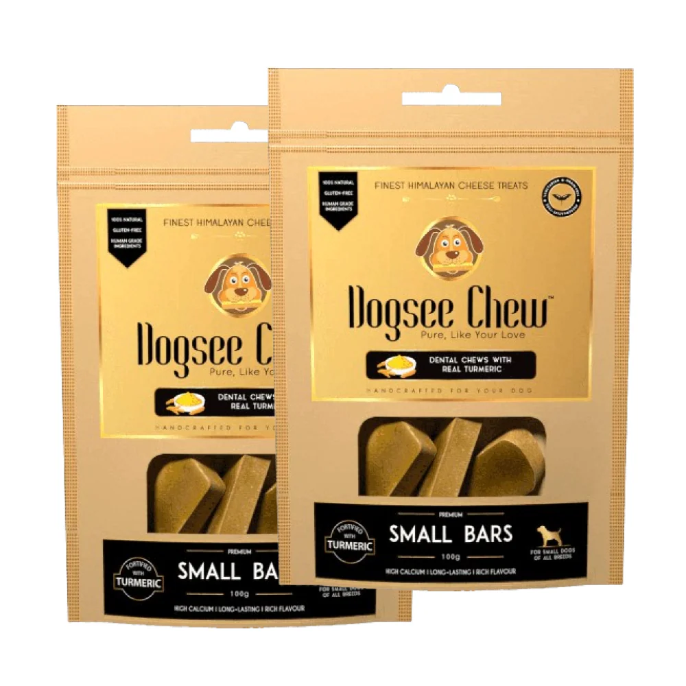 Dogsee Chew Turmeric Chew Bars Mini Breed Dog Treats - Image 4