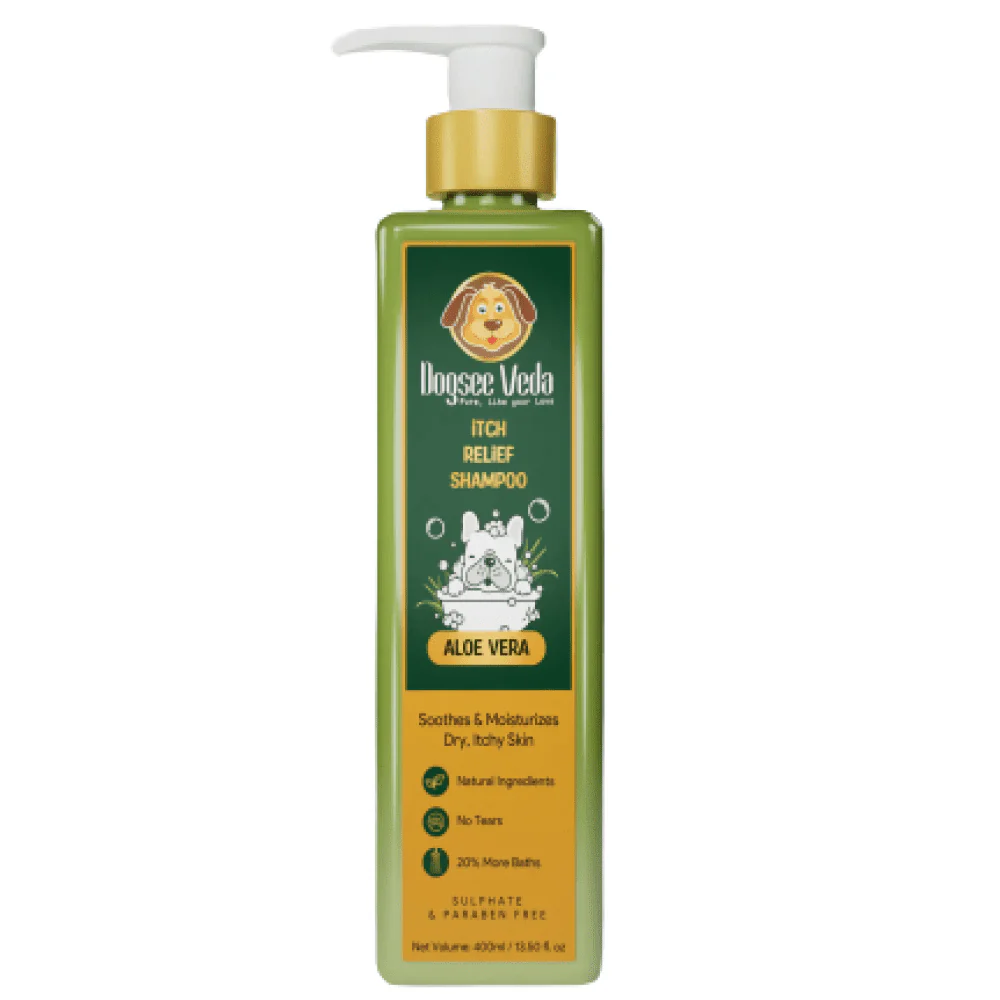 Dogsee Veda ITCH RELIEF Aloe Vera Shampoo for Dogs (400ml) - Image 2
