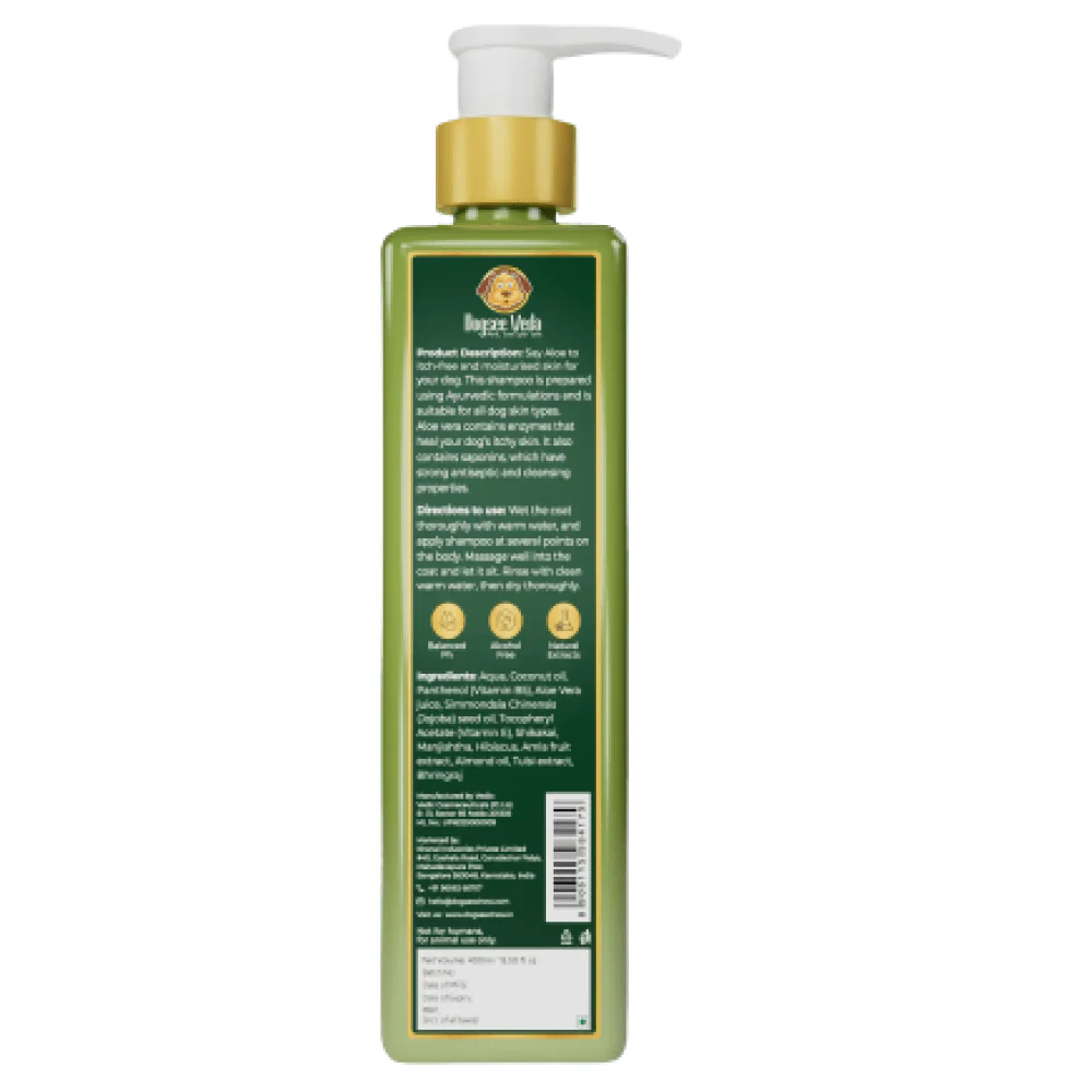 Dogsee Veda ITCH RELIEF Aloe Vera Shampoo for Dogs (400ml) - Image 3
