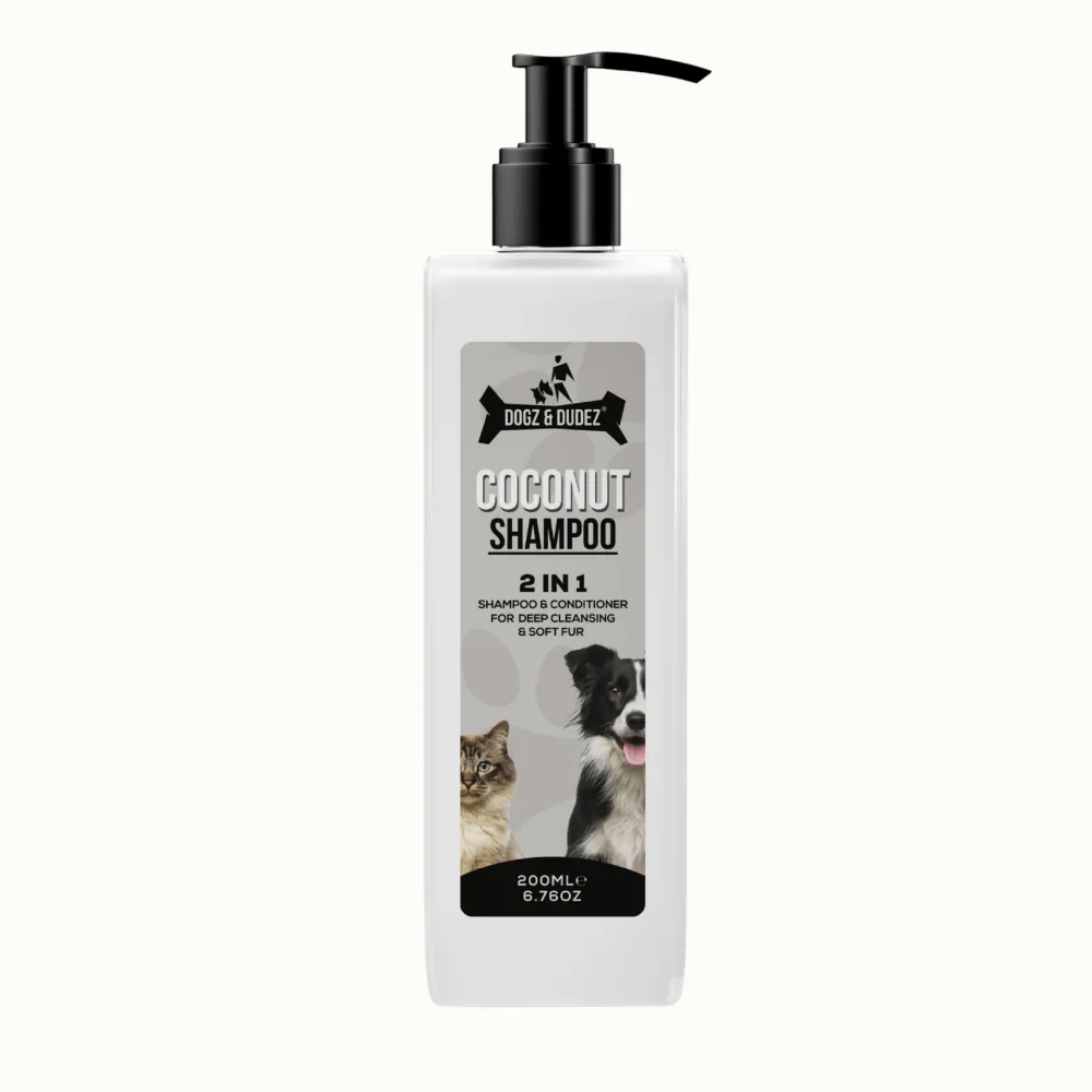 DOGZ & DUDEZ Coconut Shampoo for Dogs and Cats - Image 2