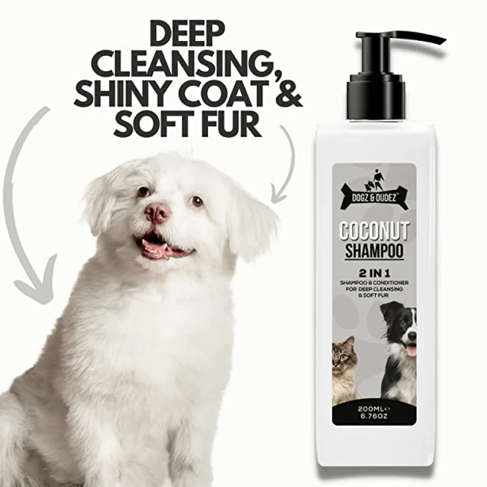 DOGZ & DUDEZ Coconut Shampoo for Dogs and Cats - Image 5