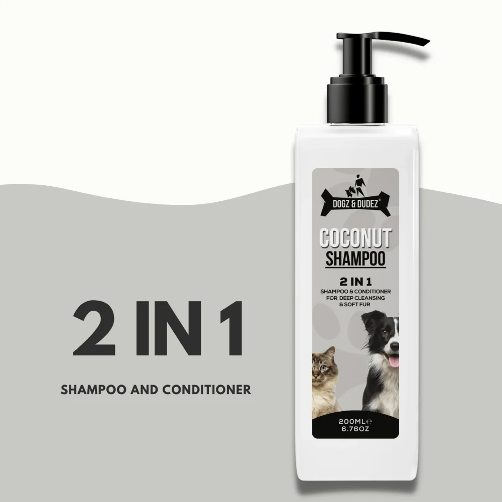 DOGZ & DUDEZ Coconut Shampoo for Dogs and Cats - Image 7