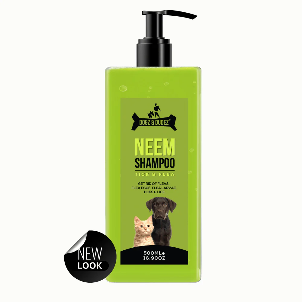DOGZ & DUDEZ Natural Neem Anti Tick and Flea Shampoo for Dogs and Cats - Image 2