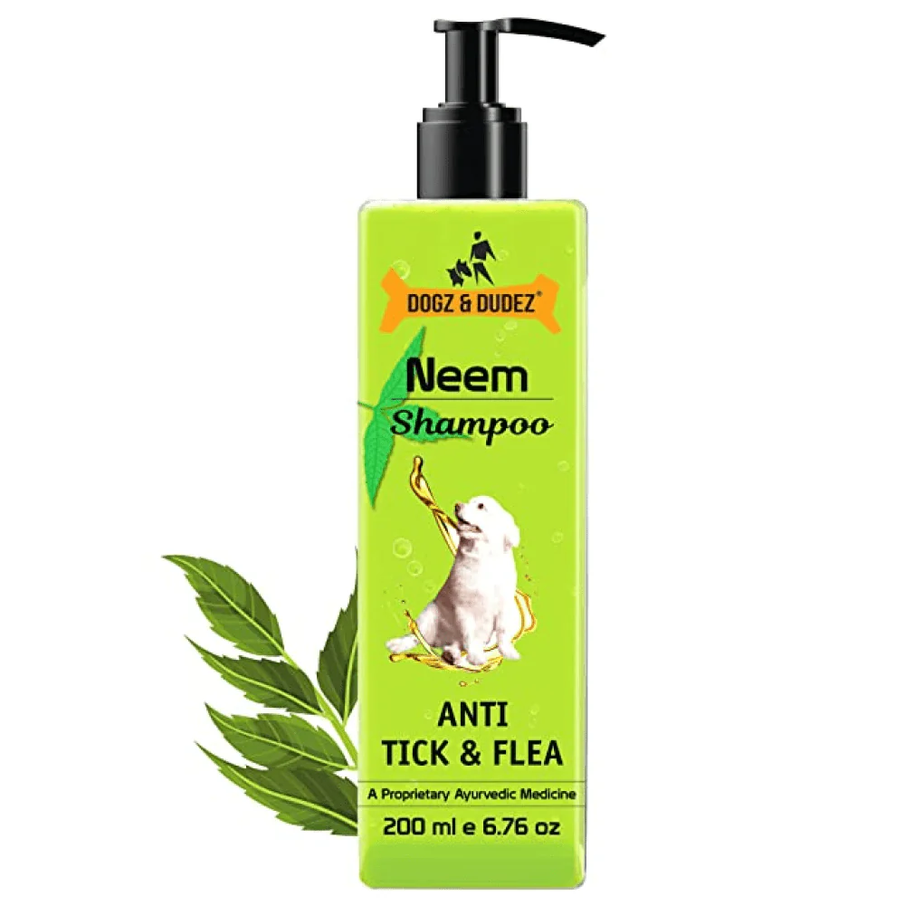 DOGZ & DUDEZ Natural Neem Anti Tick and Flea Shampoo for Dogs and Cats - Image 3