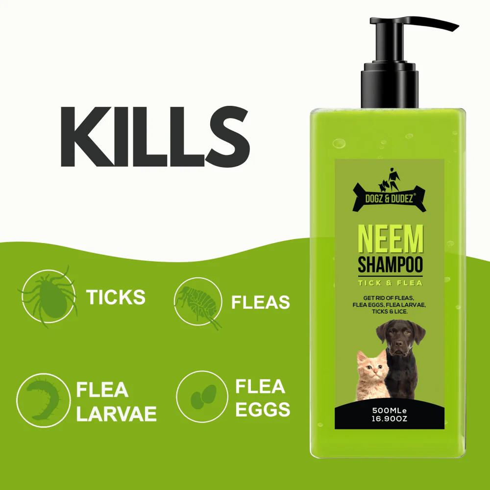 DOGZ & DUDEZ Natural Neem Anti Tick and Flea Shampoo for Dogs and Cats - Image 6