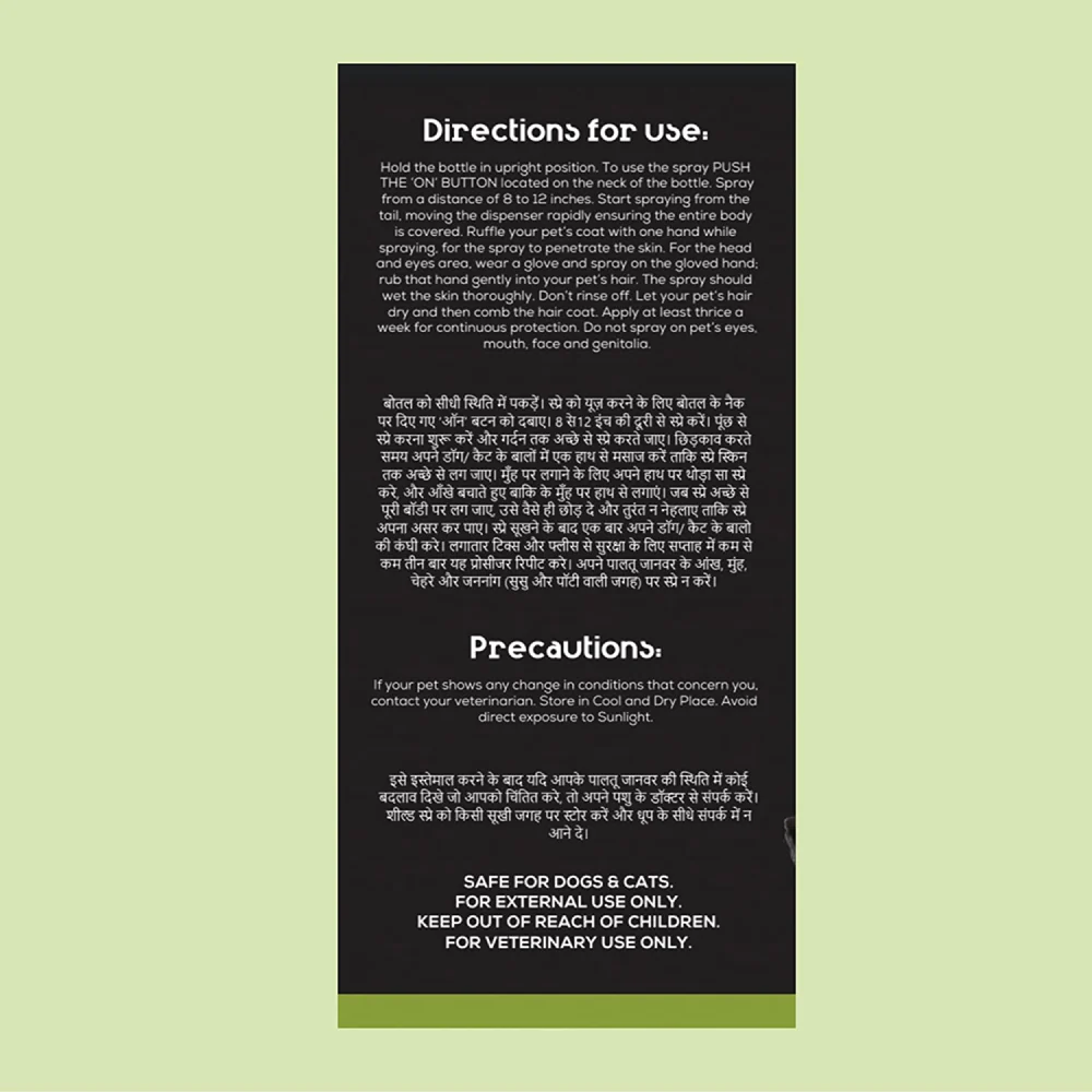 DOGZ & DUDEZ Natural Neem Shield Tick & Flea Repellent Spray for Dogs and Cats - Image 3