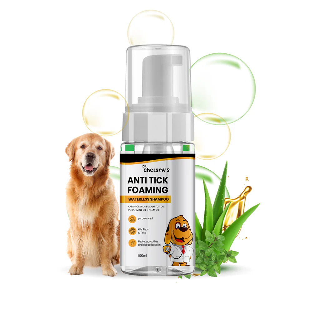 Dr. Chelsea's Anti Tick Foaming Waterless Shampoo for Cats & Dogs - Image 8