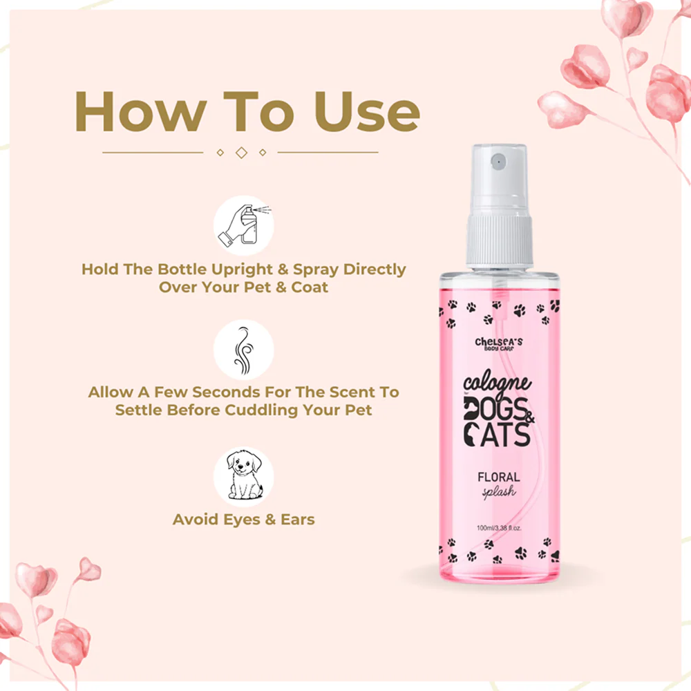 Dr. Chelsea's Floral Splash Cologne for Dogs and Cats - Image 5