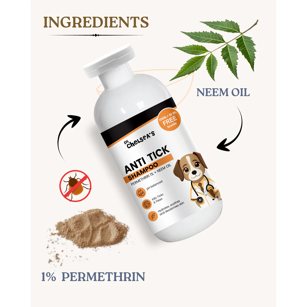 Dr. Chelsea's Neem Oil Anti Tick Shampoo for Cats & Dogs - Image 4