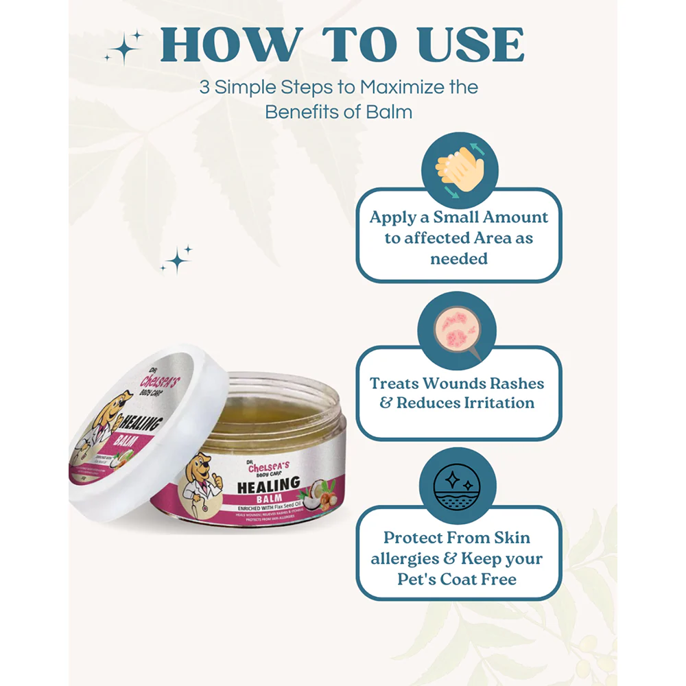 Dr. Chelsea's Neem Oil Enriched Healing Balm for Dog & Cat - Image 4