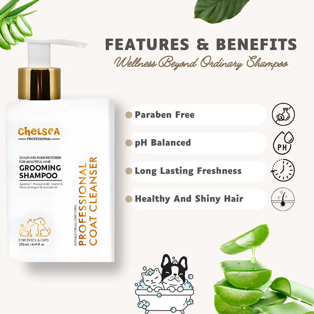 Dr. Chelsea's Professional Grooming Shampoo for Cats & Dogs - Image 2